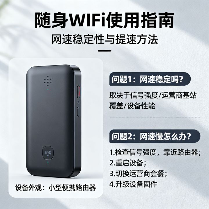 随身wf网速稳定吗，随身wifi网速慢怎么办