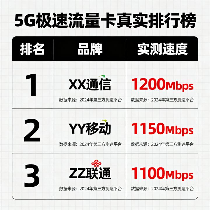 目前最快的网速卡是哪家？5G极速流量卡排行榜