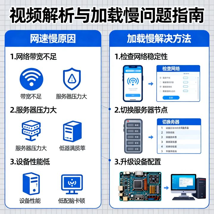 视频解析网速慢是什么原因，视频加载慢怎么解决