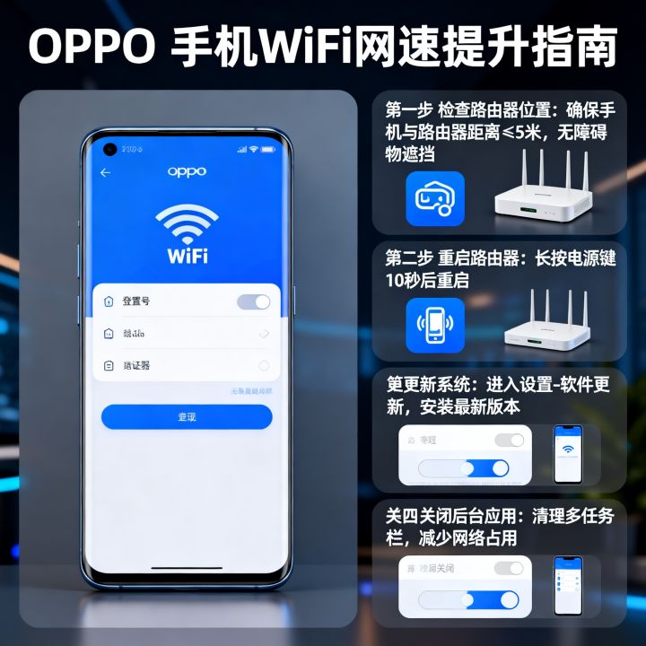 oppo如何增加wifi网速，oppo手机wifi网速慢怎么办