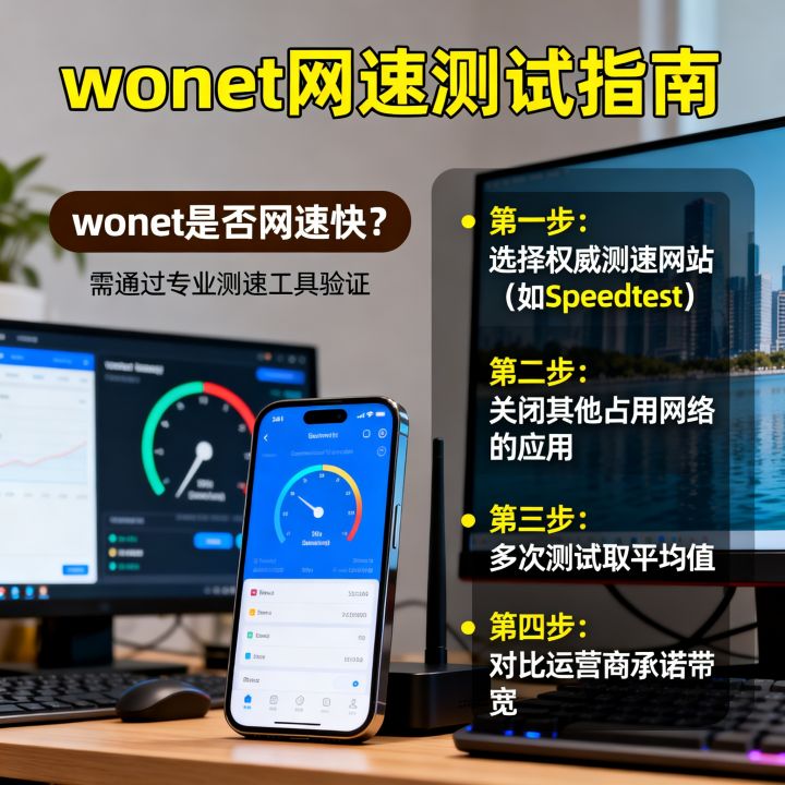 wonet是不是网速快，怎么测网速最准确？