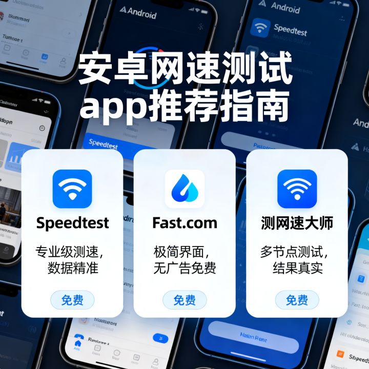 安卓网速测试app哪个最准？安卓手机测速软件哪个好用又免费