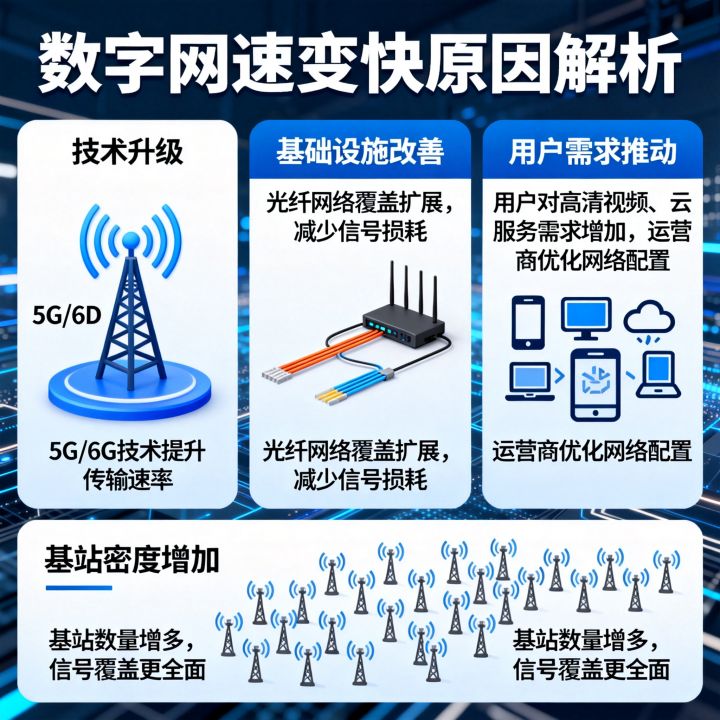 数字网速变快怎么回事，数字网速变快是什么原因