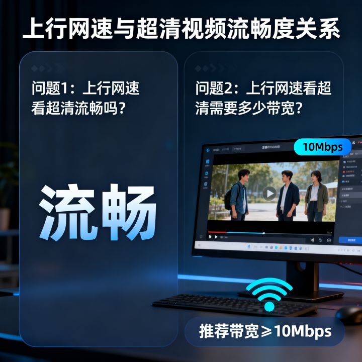 上行网速看超清流畅吗，上行网速看超清需要多少带宽？