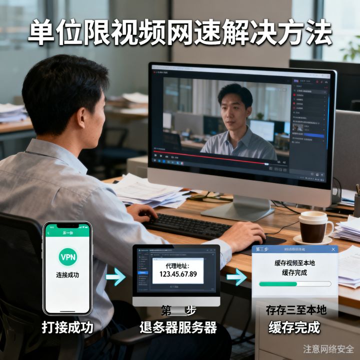 单位限视频网速怎么办，如何绕过单位网速限制看视频？
