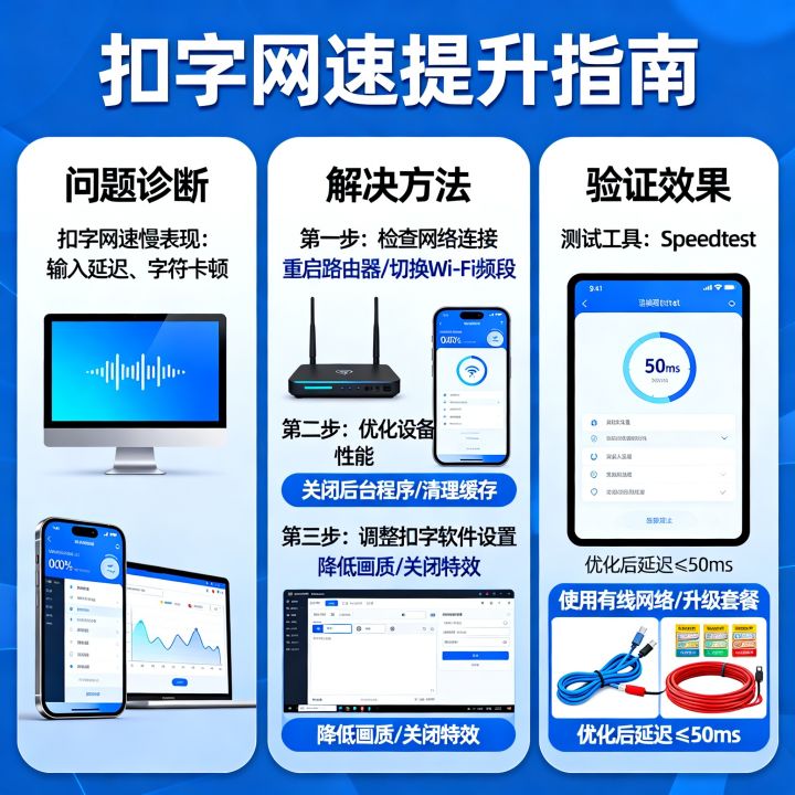 扣字网速怎么变快？扣字网速慢怎么解决提升方法