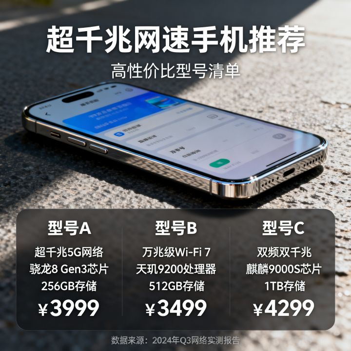 超千兆网速手机推荐哪款好，千兆网速手机性价比高的有哪几款？