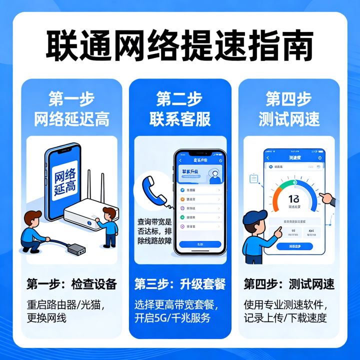 联通网络网速太卡怎么办，宽带提速方法有哪些？