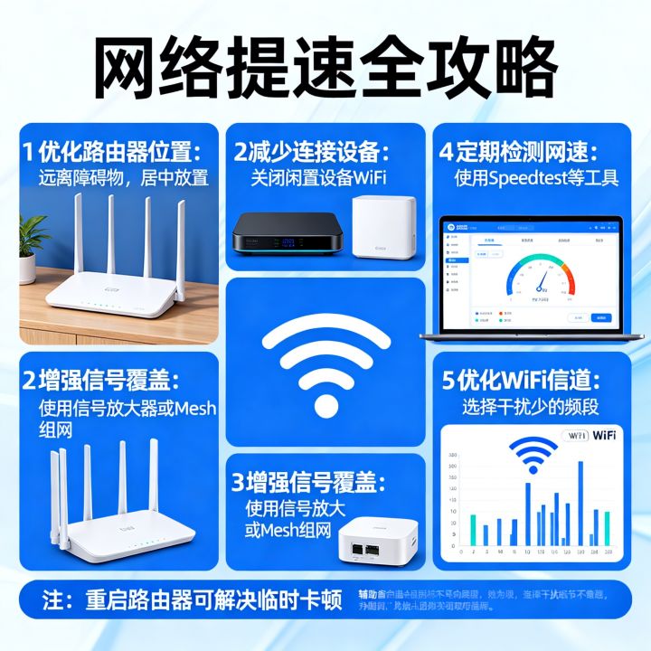 怎样能使网络有网速？网速慢怎么提升，WiFi网速慢怎么解决