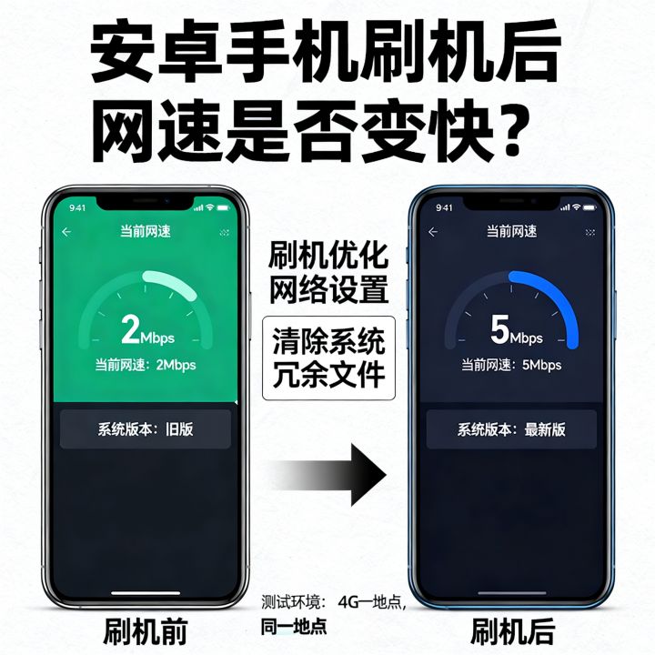 手机刷机网速会变快吗，安卓手机刷机后网速变快是真的吗？