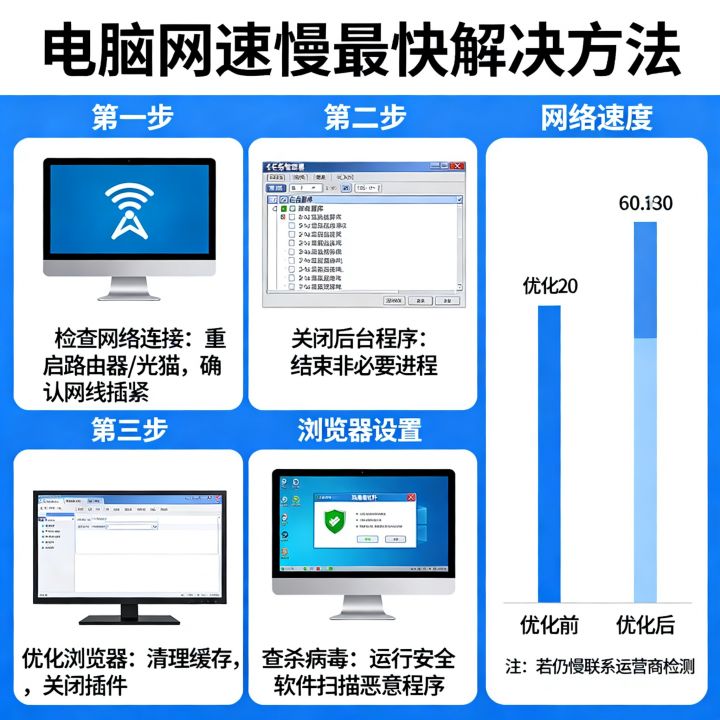 怎么让电脑网速变快，电脑网速慢怎么办最快解决方法