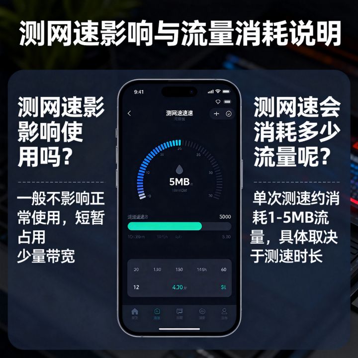 测网速影响使用吗，测网速会消耗多少流量呢
