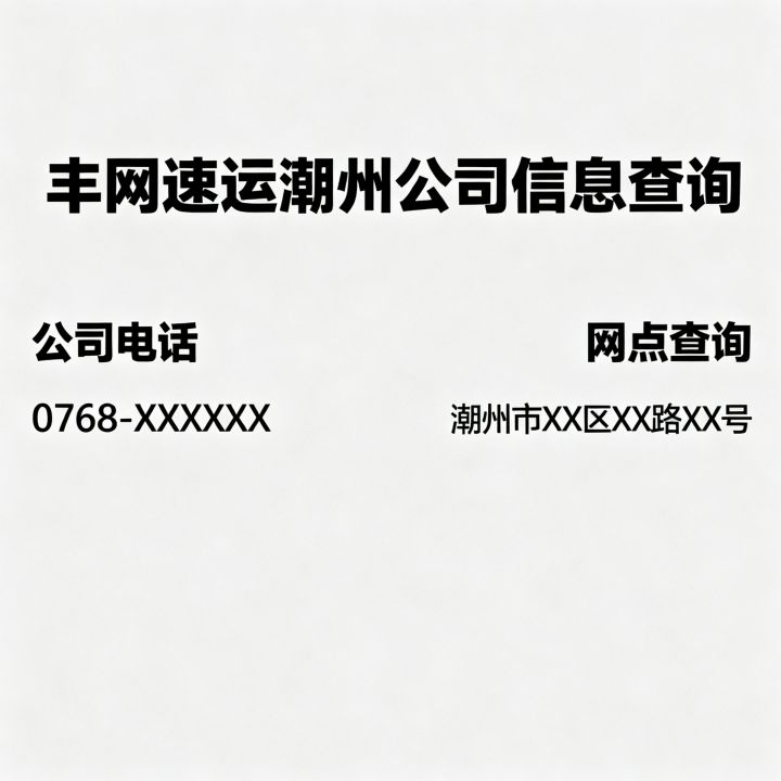 丰网速运潮州公司电话是多少，丰网速运潮州网点查询