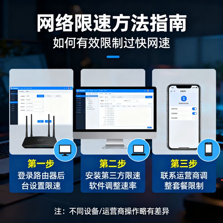 网速太快怎么限制，网络限速方法有哪些