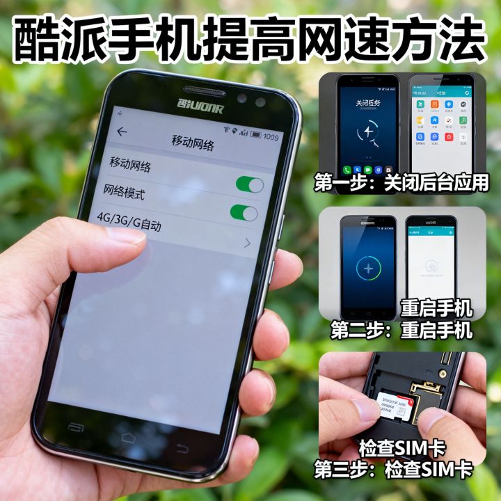 coolpad手机怎么提高网速，酷派手机网速慢怎么办
