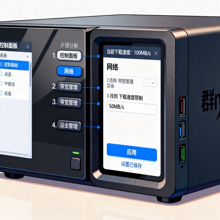群晖能设定网速吗，如何限制群晖下载速度？