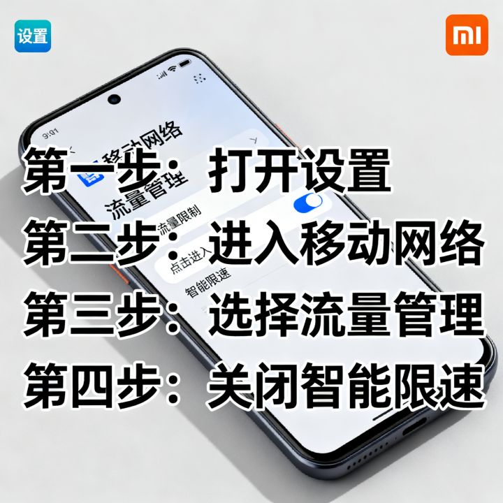 小米网速限制怎么解除，手机如何解除限制