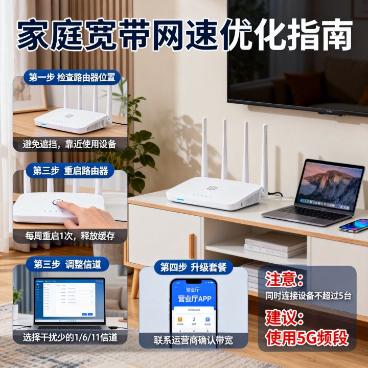 宽带怎么自己改网速，家里宽带网速慢怎么设置才能提升网速？