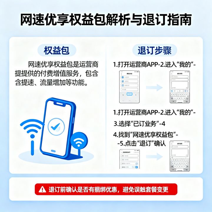 网速优享权益包是什么，到底该怎么退订才划算？