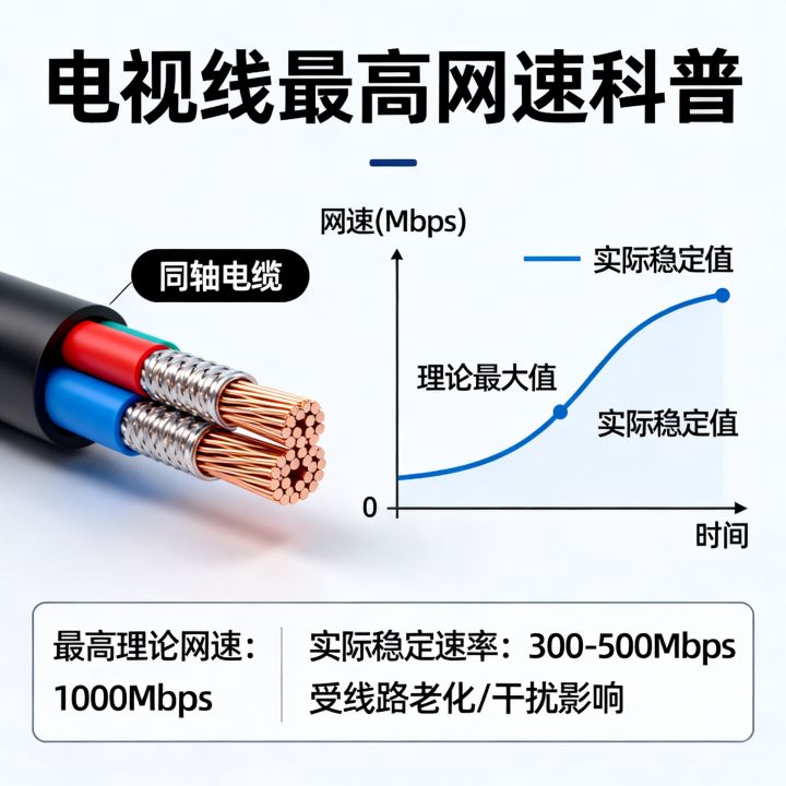 电视线最高网速是多少？电视线网速最高能到多少兆