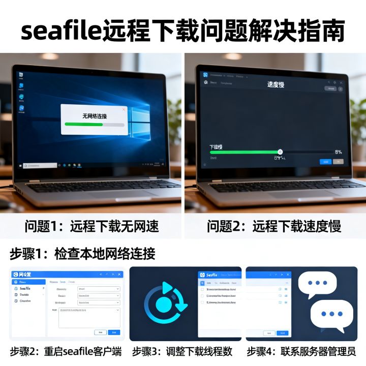 seafile远程下载无网速怎么回事，远程下载速度慢怎么办