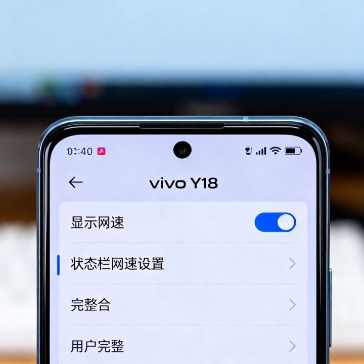 vivoY18怎么显示网速，vivoY18状态栏网速怎么设置