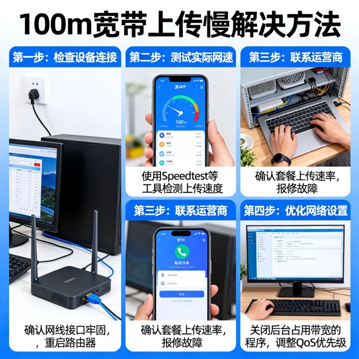 100m网速上传速度慢怎么办？100m宽带上传慢解决方法