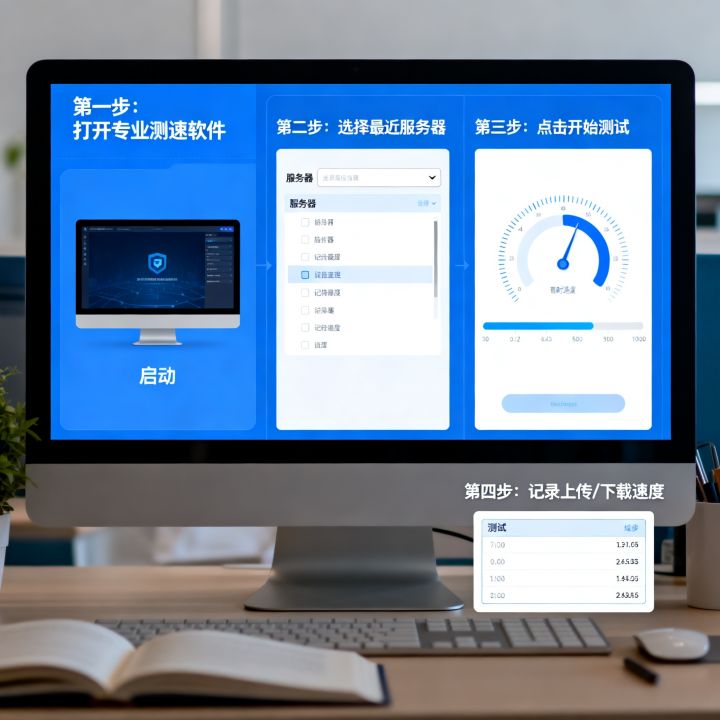 电脑如何准确测试网速，网速慢怎么测宽带实际速度？