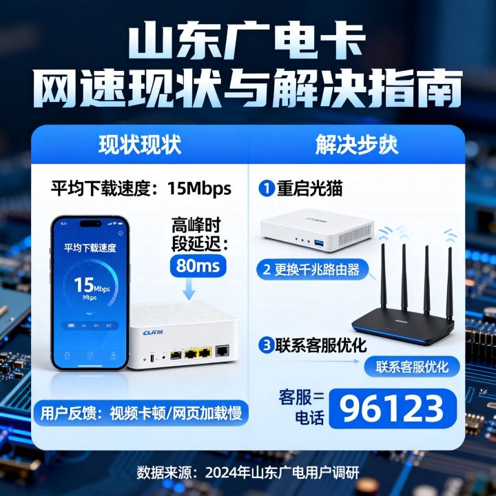 山东广电卡网速现状怎么样，网速慢怎么办？