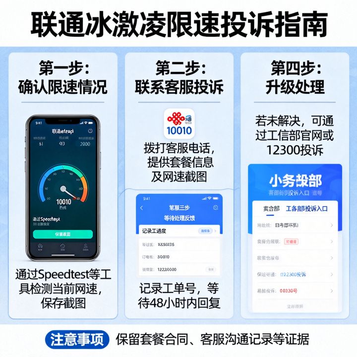联通冰激凌限制网速怎么投诉？投诉联通限速有用吗，如何解决？