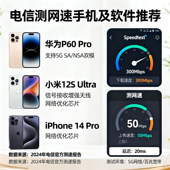 电信测网速用什么手机好，电信宽带测速哪个手机软件最准？