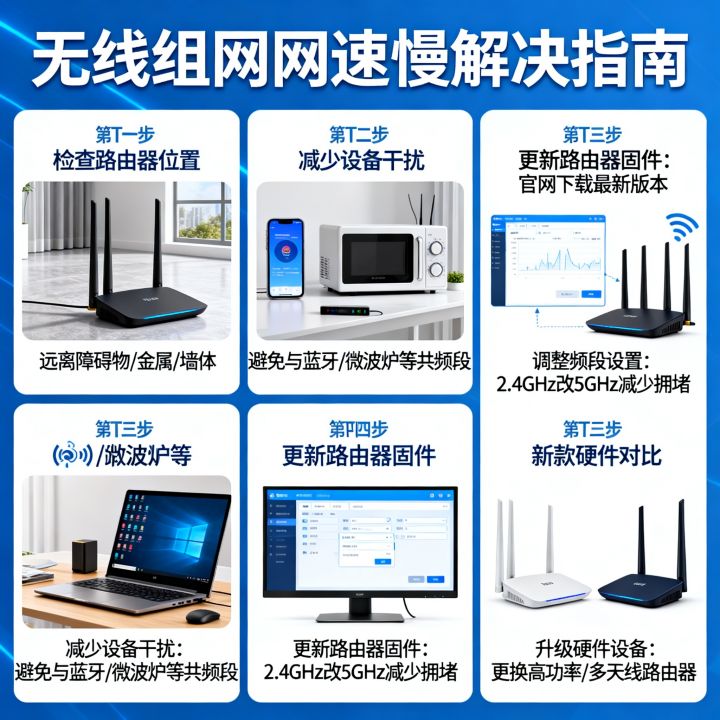 无线组网网速很慢怎么办，如何提升无线组网速度？