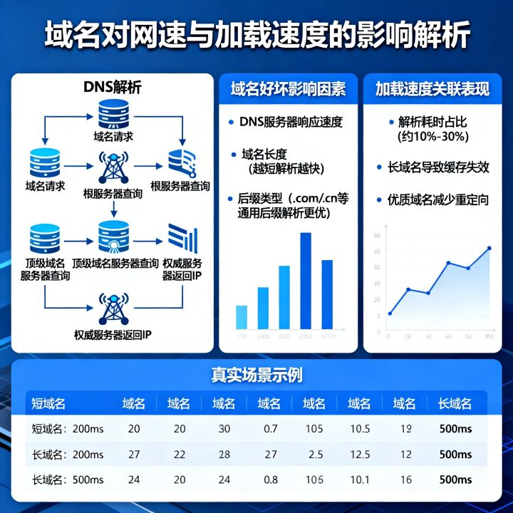 域名好坏怎么影响网速，域名对网站加载速度有何影响？