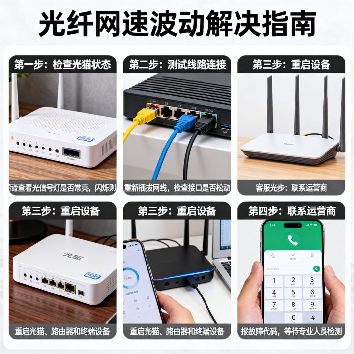 光纤网速忽高忽低不稳，网速波动大怎么解决？