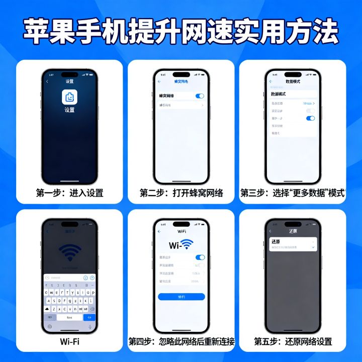 苹果手机网速慢怎么设置提升，加快网速的实用方法？