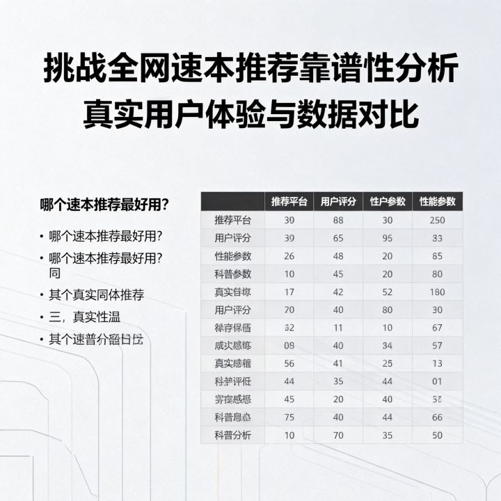 挑战全网速本推荐真的靠谱吗，哪个速本推荐最好用？