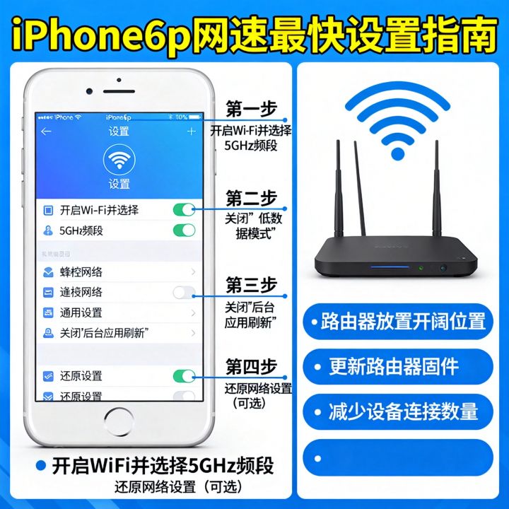 iPhone6sp网速最快怎么设置？无线网络加速方法