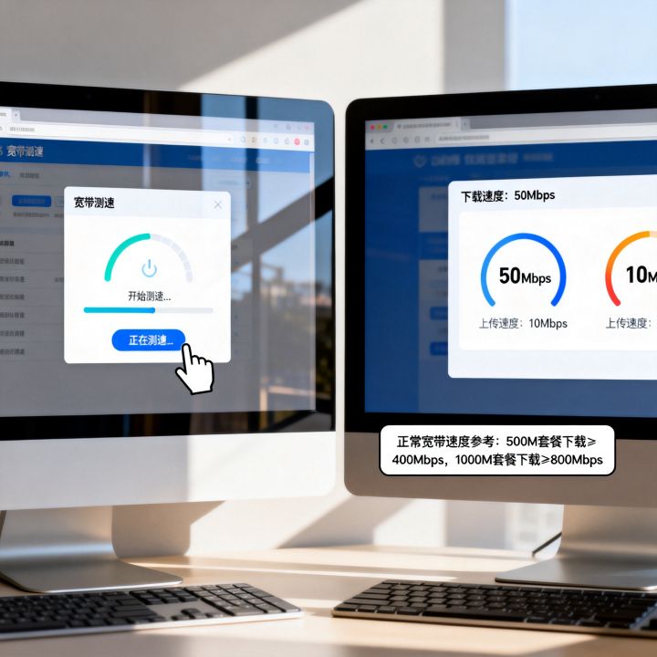 如何测速家里的网速，宽带测速多少兆才算正常？