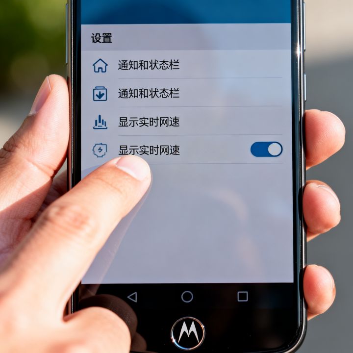 moto x style网速显示怎么设置？手机状态栏网速显示在哪开启？