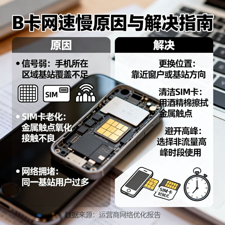 B卡网速慢怎么办，B卡网速慢是什么原因导致的？