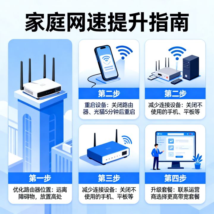 怎么让网速变快快？家里网速慢怎么提升网速？