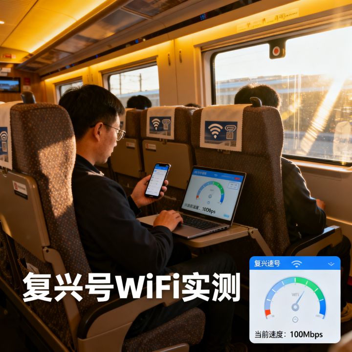复兴号高铁WiFi网速怎么样，复兴号WiFi网速快吗