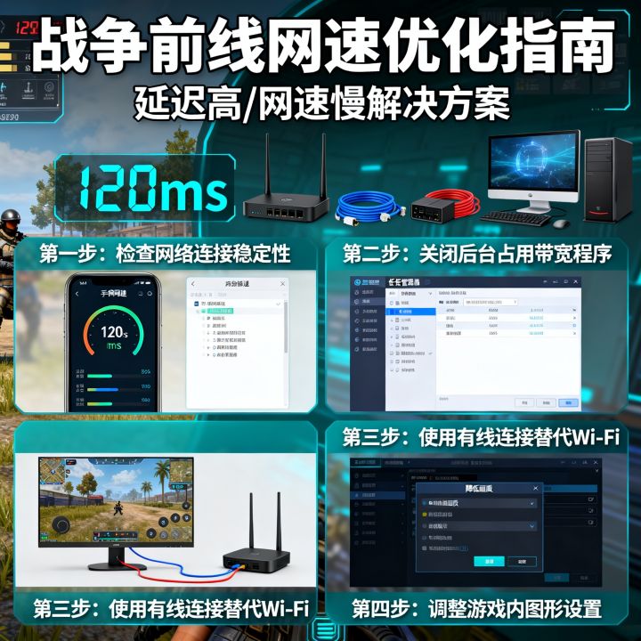 战争前线如何提高网速？战争前线延迟高网速慢怎么办