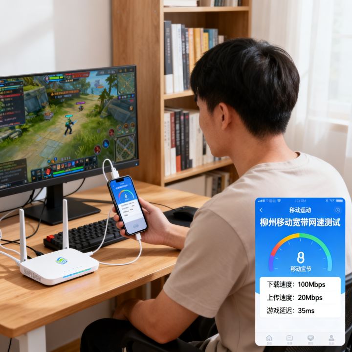 柳州移动宽带网速怎么样，玩游戏延迟高不高？