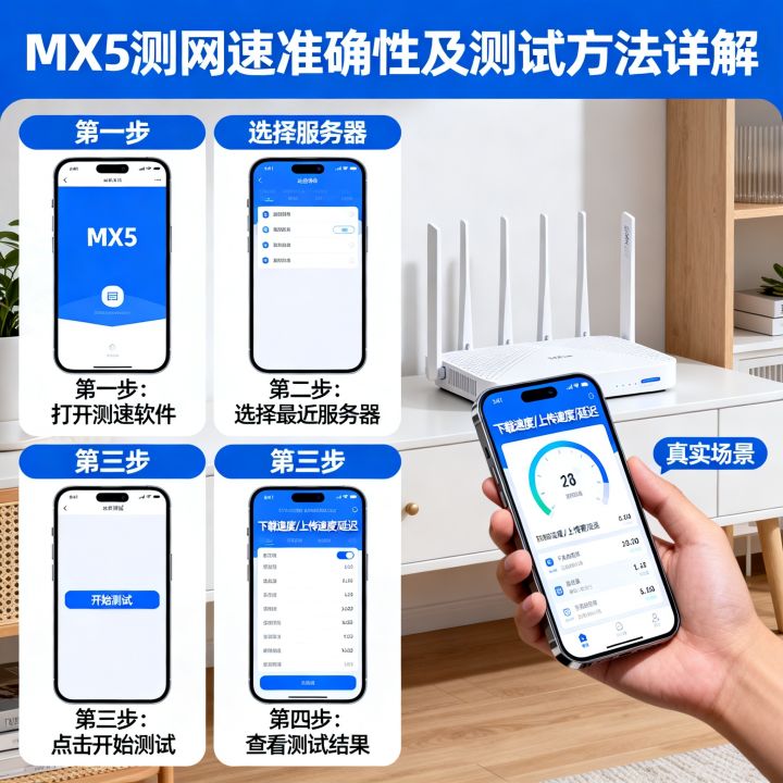 mx5测网速准不准？怎么测，网速测试方法详解