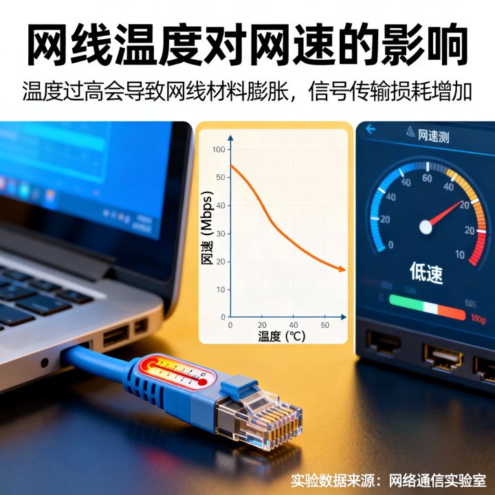 网线温度影响网速吗，网线温度高了对网速有影响吗