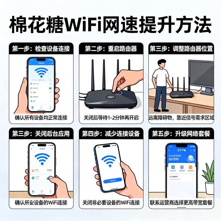棉花糖wifi网速慢怎么办，棉花糖wifi网速提升方法有哪些