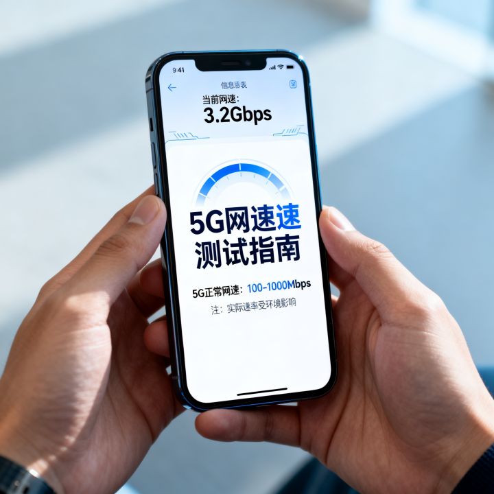 测网速是多少g，5g网速多少mbps算正常
