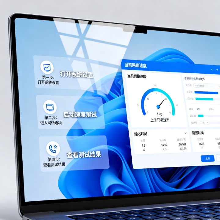 系统自带测网速软件在哪，电脑自带网速测试工具怎么用
