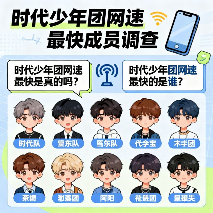 时代少年团网速最快是真的吗，时代少年团网速最快的是谁？